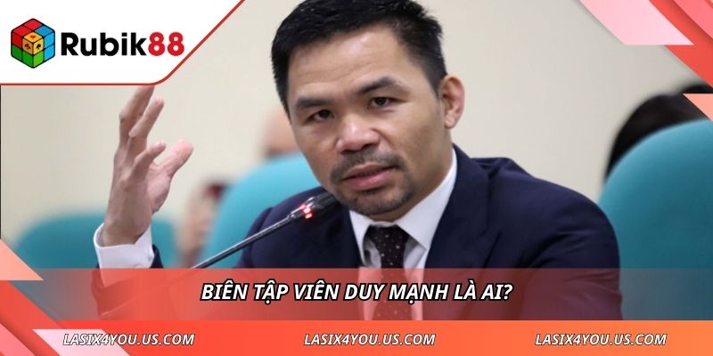 Biên tập viên Duy Mạnh là ai?