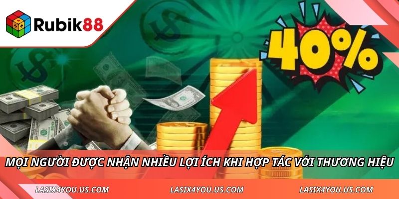 Mọi người được nhận nhiều lợi ích khi hợp tác với thương hiệu